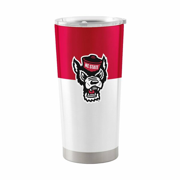 Logo Brands NC State 20oz Colorblock Stainless Tumbler 186-S20T-11